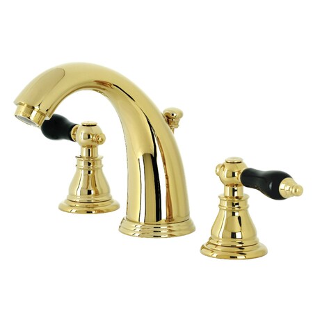 KB982AKL Duchess Widespread Bathroom Faucet W/ Plastic Pop-Up, Brass